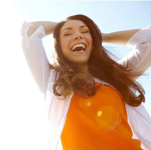 happy woman